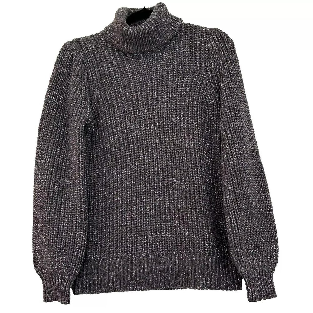 INC Sparkle Knit Oversized Turtle Neck Sweater size Small NWT